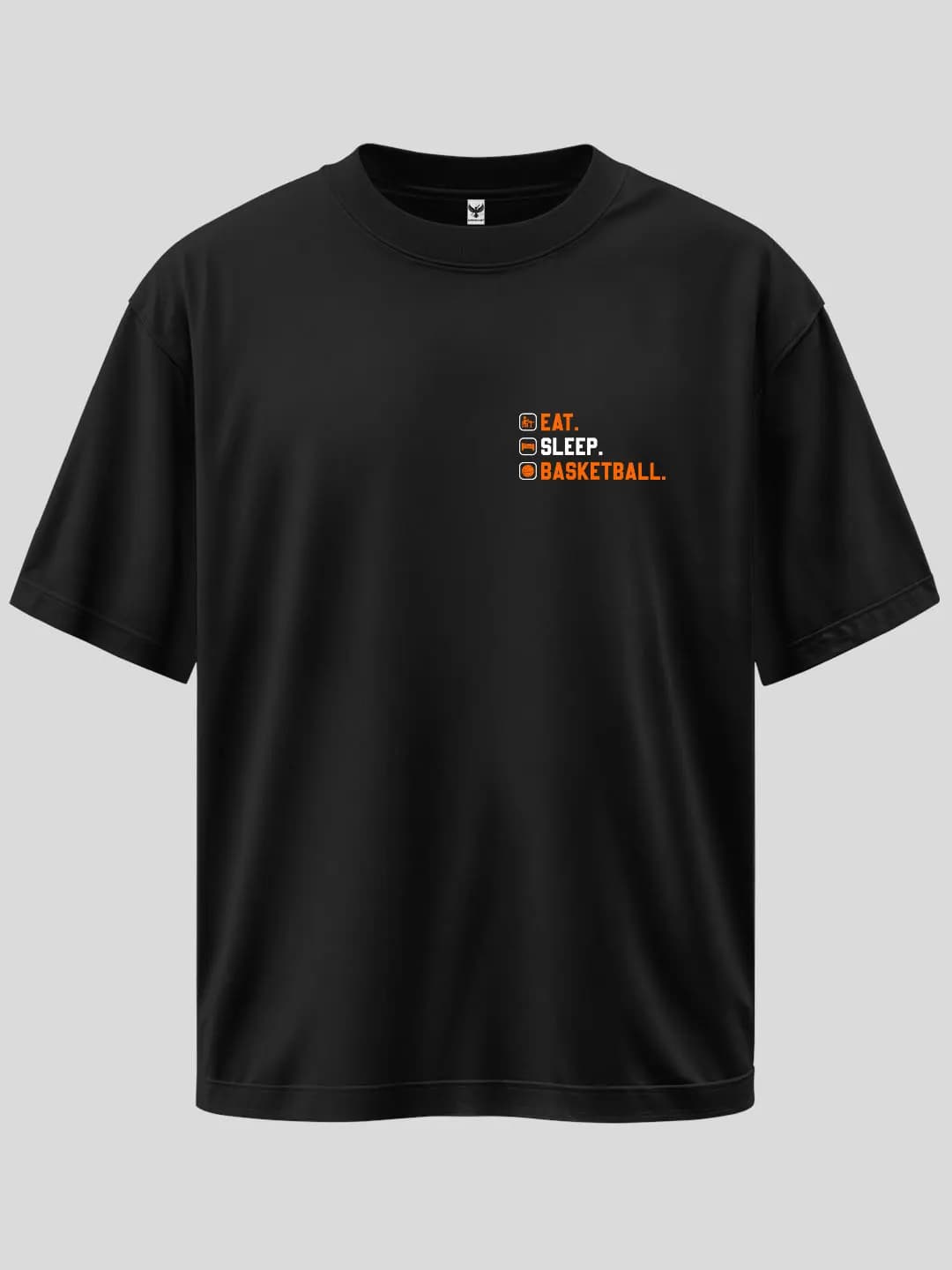 Eat Sleep Basketball Arma Oversize Tişört 1