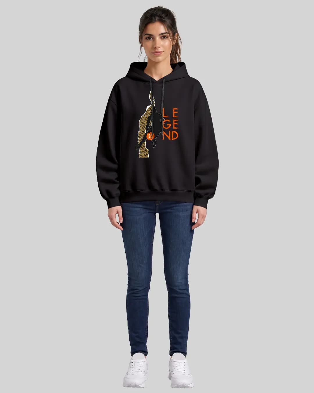 Legend Basketball Oversize Boxy Fit Hoodie 1