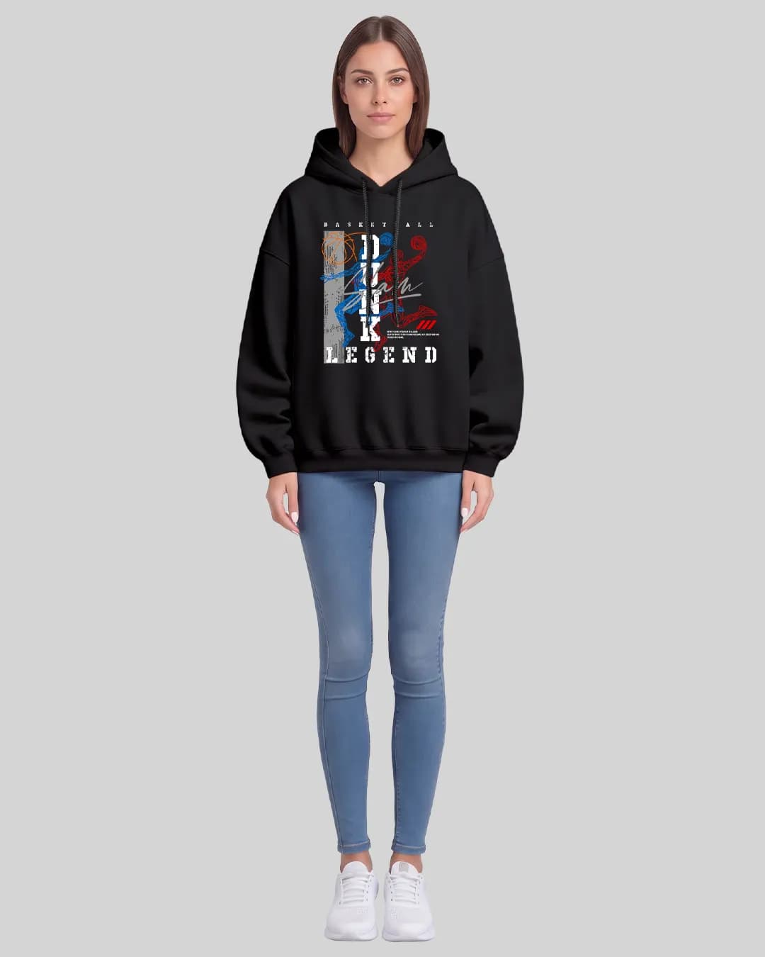 Slum Dunk Basketball Oversize Boxy Fit Hoodie 1