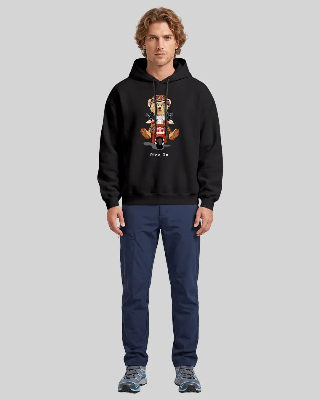 Scooter Ride On Oversize Boxy Fit Hoodie 1